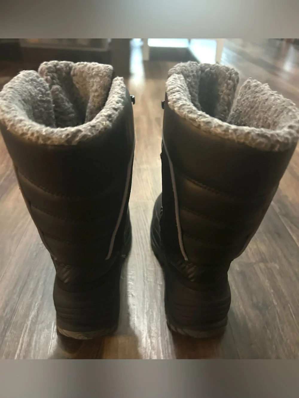 Kamik Boys And Girls Luke 3 Boots Waterproof Insulated Snow Black/Gray Size 5Y